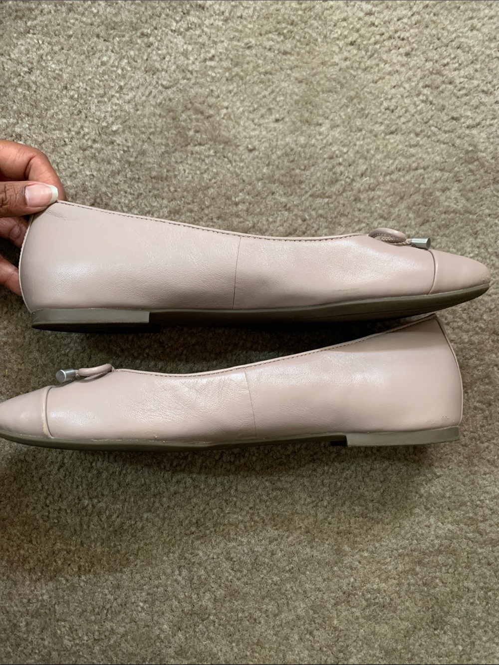Vionic Klara Women’s Ballet Flats Sz 8 Light Lavender Leather Slip—on Coquette - Picture 9 of 14